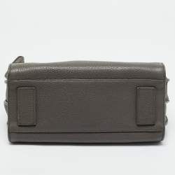 Pre Owned Saint Laurent Grey Leather Baby Classic Sac De Jour Tote