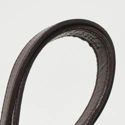 Pre Owned Saint Laurent Burgundy Chevron Leather Large Monogram Envelope Shoulder Bag