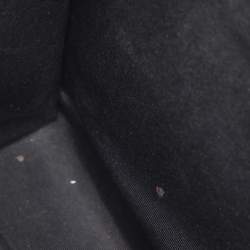 Pre Owned Saint Laurent Grey Matelasse Leather Large Monogram Envelope Shoulder Bag