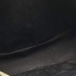 Pre Owned Saint Laurent Black Matelassé Leather Lou Camera Crossbody Bag