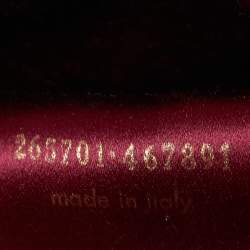 Pre Owned Saint Laurent Fuchsia Textured Leather Ligne Y Clutch