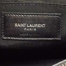 Pre Owned Saint Laurent Black Leather Small Classic Sac De Jour Tote
