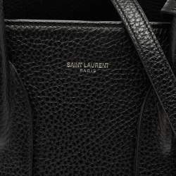 Pre Owned Saint Laurent Black Leather Small Classic Sac De Jour Tote