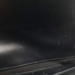 Pre Owned Saint Laurent Black Leather Kate Clutch