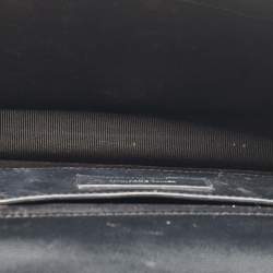 Pre Owned Saint Laurent Black Leather Kate Clutch