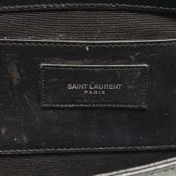 Pre Owned Saint Laurent Black Leather Kate Clutch