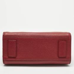 Pre Owned Saint Laurent Red Leather Baby Classic Sac De Jour Tote