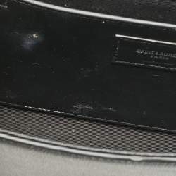 Pre Owned Saint Laurent Black Leather Medium Kate Tassel Shoulder Bag