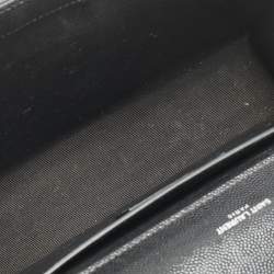 Pre Owned Saint Laurent Black Leather Medium Kate Tassel Shoulder Bag