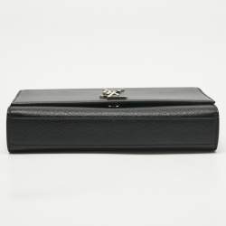 Pre Owned Saint Laurent Black Leather Medium Kate Shoulder Bag