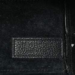 Pre Owned Saint Laurent Black Leather Nano Supple Classic Sac De Jour Tote