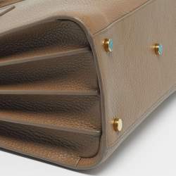 Pre Owned Saint Laurent Brown Leather Small Classic Sac De Jour Tote