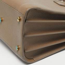 Pre Owned Saint Laurent Brown Leather Small Classic Sac De Jour Tote