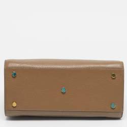 Pre Owned Saint Laurent Brown Leather Small Classic Sac De Jour Tote