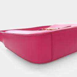 Pre Owned Saint Laurent Le 5 À 7 Calfskin Shoulder Bag