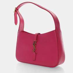 Pre Owned Saint Laurent Le 5 À 7 Calfskin Shoulder Bag