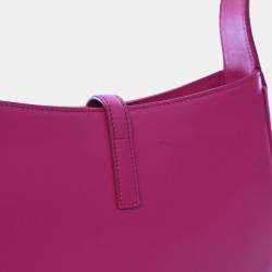 Pre Owned Saint Laurent Le 5 À 7 Calfskin Shoulder Bag