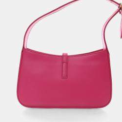 Pre Owned Saint Laurent Le 5 À 7 Calfskin Shoulder Bag