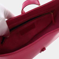 Pre Owned Saint Laurent Le 5 À 7 Calfskin Shoulder Bag