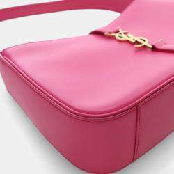 Pre Owned Saint Laurent Le 5 À 7 Calfskin Shoulder Bag