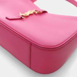 Pre Owned Saint Laurent Le 5 À 7 Calfskin Shoulder Bag