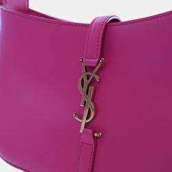 Pre Owned Saint Laurent Le 5 À 7 Calfskin Shoulder Bag