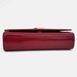 Pre Owned Saint Laurent Paris Red Leather Kate Bag