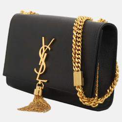 Pre Owned Saint Laurent Paris Small Monogram Kate Tassel Crossbody Bag