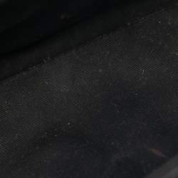 Pre Owned Saint Laurent Black Matelassé Leather Small Loulou Shoulder Bag