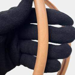 Pre Owned Saint Laurent Paris Cabas Rive Gauche Beige Leather