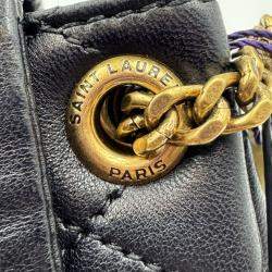 Pre Owned Saint Laurent black Quilted Leather Mini Nolita Shoulder Bag