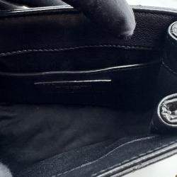 Pre Owned Saint Laurent black Quilted Leather Mini Nolita Shoulder Bag