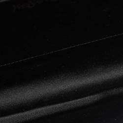 Pre Owned Saint Laurent Red Leather Belle De Jour Flap Clutch