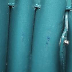 Pre Owned Saint Laurent Green Leather Baby Classic Sac De Jour Tote