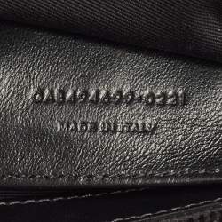 Pre Owned Saint Laurent Black Quilted Leather Small Loulou Shoulder Bag