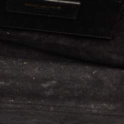 Pre Owned Saint Laurent Black Leather Medium Kate Tassel Chain Shoulder Bag