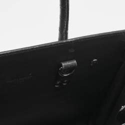 Pre Owned Saint Laurent Grey Croc Embossed Leather Baby Classic Sac De Jour Tote