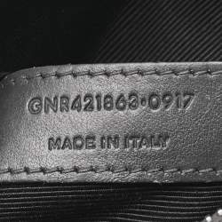 Pre Owned Saint Laurent Grey Croc Embossed Leather Baby Classic Sac De Jour Tote