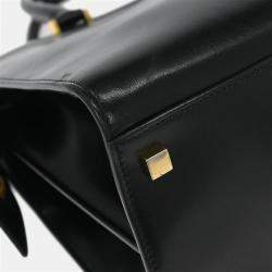 Pre Owned Saint Laurent Black Uptown 2way Handbag