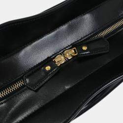 Pre Owned Saint Laurent Black Uptown 2way Handbag