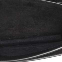 Pre Owned Saint Laurent Paris Black Leather Medium Sunset Crossbody Bag
