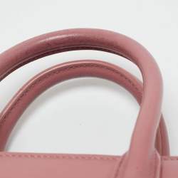 Pre Owned حقيبة يد توتس سان لوران نانو كلاسيك جلد زهري