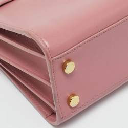 Pre Owned حقيبة يد توتس سان لوران نانو كلاسيك جلد زهري