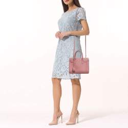 Pre Owned حقيبة يد توتس سان لوران نانو كلاسيك جلد زهري