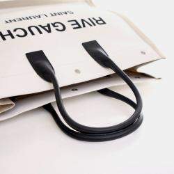 Pre Owned Saint Laurent Large Canvas Rive Gauche Tote