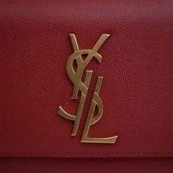 Pre Owned Saint Laurent Small Calfskin Kate Bag