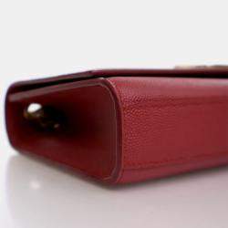 Pre Owned Saint Laurent Small Calfskin Kate Bag