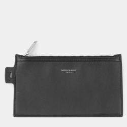 مملوكة مسبقًا Saint Laurent Paris Rive Gauche Bucket Bag Black Nylon Leather