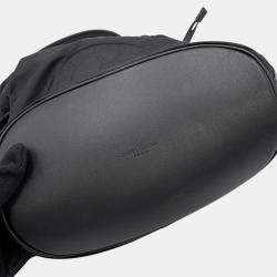 مملوكة مسبقًا Saint Laurent Paris Rive Gauche Bucket Bag Black Nylon Leather