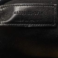 Pre Owned Saint Laurent Black/Navy Blue Leather Small Classic Sac de Jour Tote
